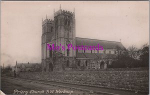 Nottinghamshire Postcard - Worksop, Priory Church  RS38172