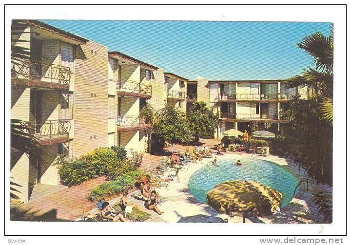 Swimming Pool, El Cortez Apartment Hotel, Phoenix, Arizona, 40-60s