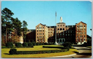 Vtg Fayetteville North Carolina NC Veterans Hospital Chrome View Postcard