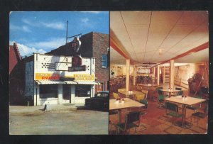 CAMDENTON MISSOURI LAKE OF THE OZARKS NIGHT HAWK CAFÉ INTERIOR POSTCARD