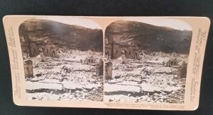 Caribbean island, Martinique, After May 1902 Eruption of Mt. Pelée, Cathedral