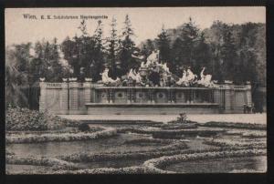 3100442 AUSTRIA Wien k.k. Schonbrunn Neptungrotte Vintage PC