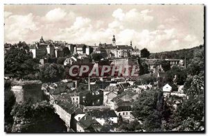 Postcard Old Luxembourg Grund and Ville Haute