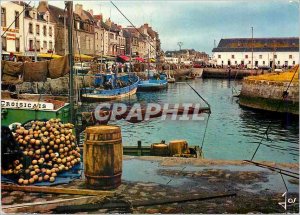 Modern Postcard The brittany color Croisic (L A) The banks of the Little Hous...