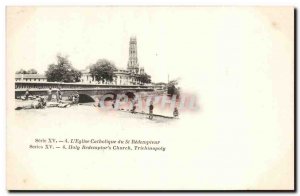 Old Postcard India India L & # 39eglise Redeemer Catholic St.