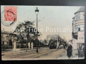 Dorset BOSCOMBE Old Christchurch Road 'Crescent Gardens' c1907 by J. Welsh & Son