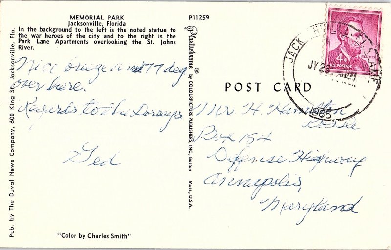 Chrome PARK SCENE Jacksonville Florida FL AH7385