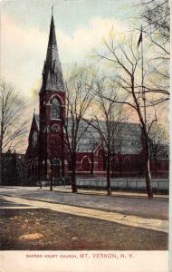 Mt Vernon New York Church Antique Postcard J54173