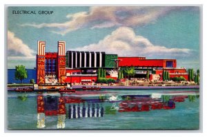 Electrical Building Group Century of Progress Chicago IL UNP DB Postcard K16