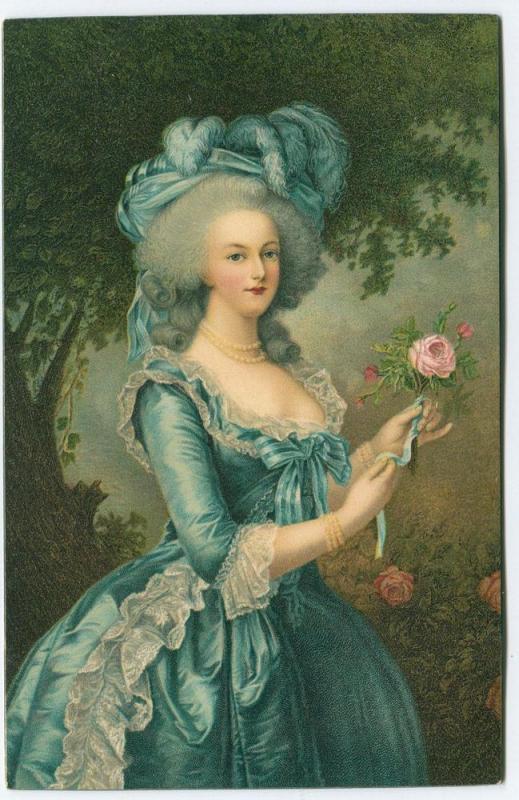 Vintage Stengel Postcard Marie Antoinette by Charles Le Brun