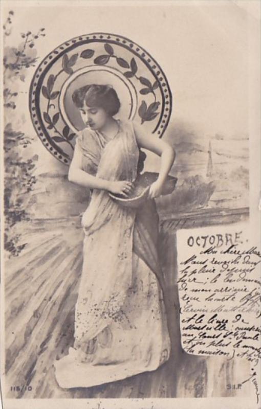 Month Of The Year October Glamorous Lady 1903