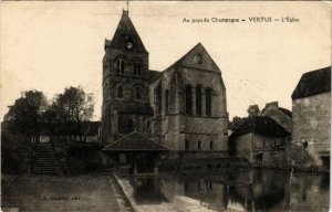 CPA Au pays du Champagne VERTUS L'Église (346632) 