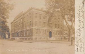 Nashua New Hampshire New High School Real Photo Antique Postcard K23831