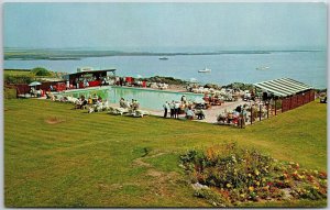 Heated Saltwater Pool Shawmut Inn And Cottages Kennebunkport Maine ME Postcard