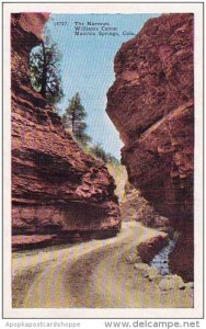 Colorado Manitou Springs The Narrows Williams Canon