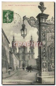 Old Postcard Nancy Street and Cathedral of the Constitution