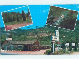 Pre-1980 MOTEL SCENE Shady Cove Oregon OR AD9369