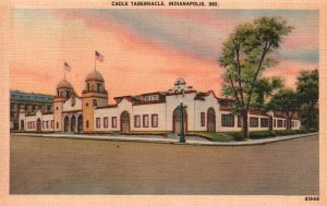 1939 Cadle Tabernacle In Prospect View Indianapolis Indiana IN Posted Postcard