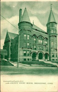 Fairfield County Court House Bridgeport Connecticut CT UNP UDB 1900s Postcard