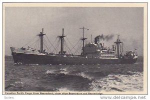 Cargo, Pacific Cargo Liner Beaverford, Sister Ships Beaverburn & Beaverlodge,...