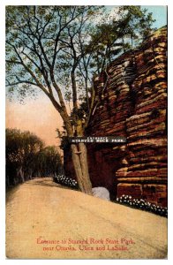Antique Entrance to Starved Rock State Park, Near Ottawa, Utica, and LaSalle, IL