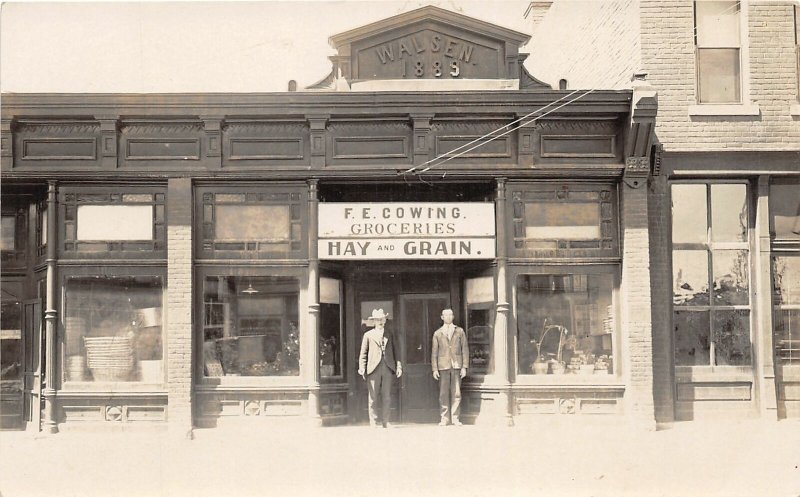 J10/ Walsenburg Colorado RPPC Postcard c1910  F.E. Gowing Store Ag 214