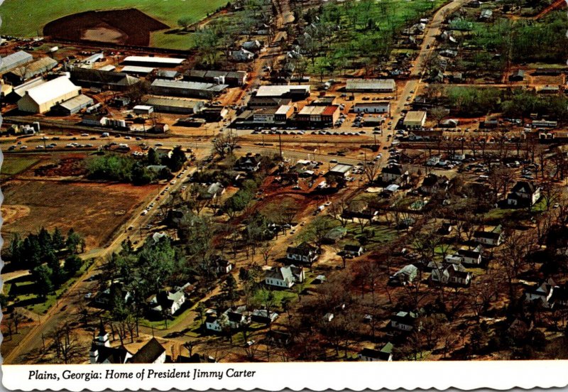 Georgia Plains Home Of President Jimmy Carter Aerial View