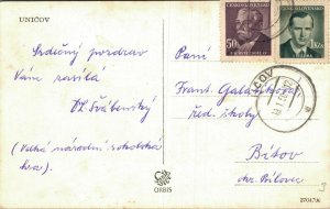 Czech Republic Uničov RPPC 06.85