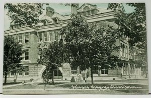 Ypsilanti Michigan Science Building 1911 to Ann Arbor Mich Postcard H18