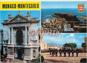 Modern Postcard Monaco Monte Carlo Various Views of the Principality Army