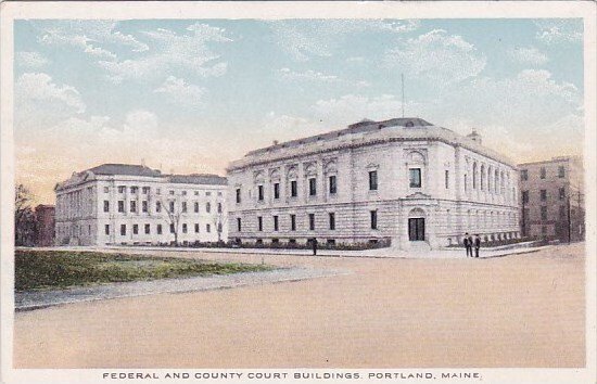 Federal And County Court Building Portland Maine