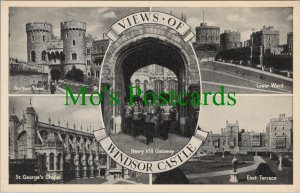 Berkshire Postcard - Views of Windsor Castle  RS33992