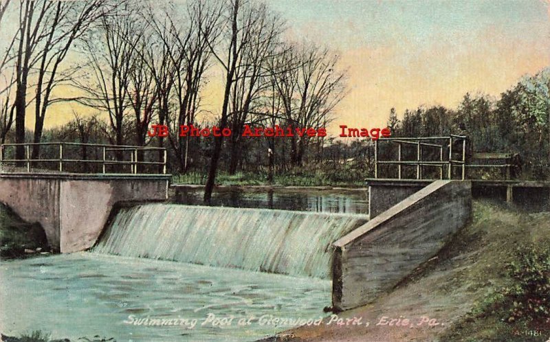 PA, Erie, Pennsylvania, Glenwood Park, Swimming Pool, 1911 PM, SH Knox Pub