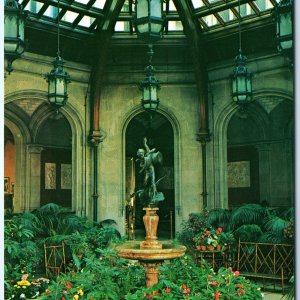 1964 Asheville, NC Palm Court Biltmore House Victorian Interior Chrome PC A296