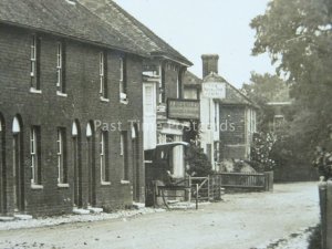 Kent MERSHAM showing THE DRAPERS SHOP & THE ROYAL OAK INN c1905 RP Postcard