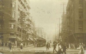 Howard Street Real Photo - Spokane, Washington