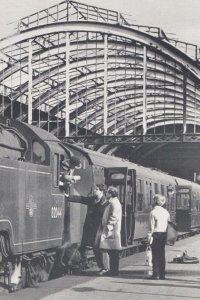 Engine 82044 Bristol Train at Bath Green Park Station in 1965 Railway Postcard