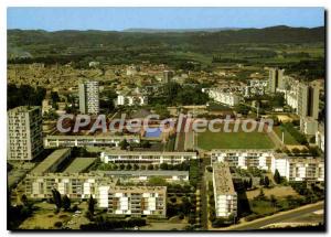 Postcard Modern Bagnols Sur Ceze Aerienne View Of The City And I'Ensemble