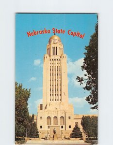 Postcard Nebraska State Capitol Lincoln Nebraska USA