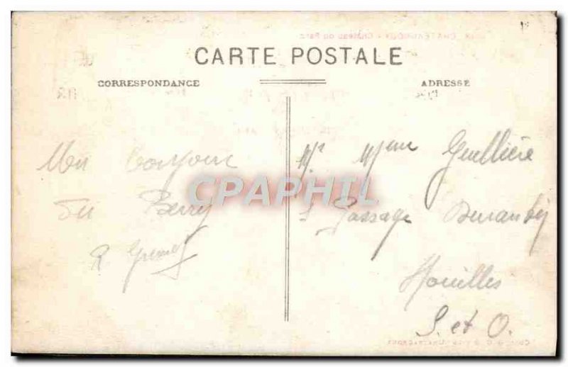 Old Postcard Chateauroux Chateau Park