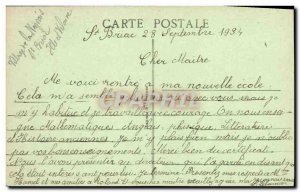 Old Postcard Saint Briac Bridge