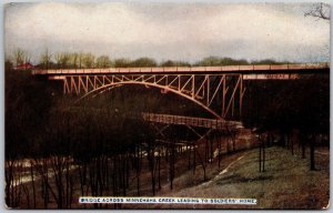 Minnesota MN, Bridge Across Minnehaha Creek Leading to Soldier Home, Postcard