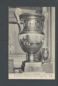 Post Card Sevres Vase In French Museum