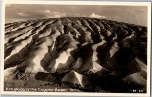 RPPC Erosions in the Copper Basin, TN Vintage Postcard U04