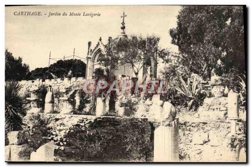 Old Postcard Carthage Garden Museum Lavigerie