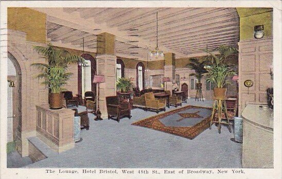 The Lounge Hotel Bristed West 48th Street East Of Broadway New York City New ...