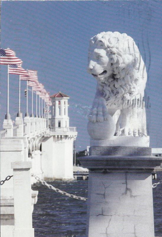 BF17849 st augustine florida the fridge of lions USA front/back image