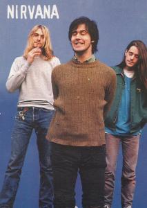 Nirvana Trio Group Postcard
