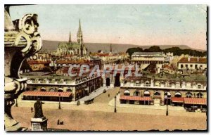 Old Postcard Nancy Arc de Triomphe Basilica St. Epevre and the Government Palace