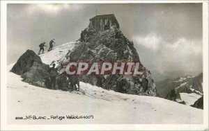 Modern Postcard Mont Blanc Refuge Vallot (4400 m) Mountaineering